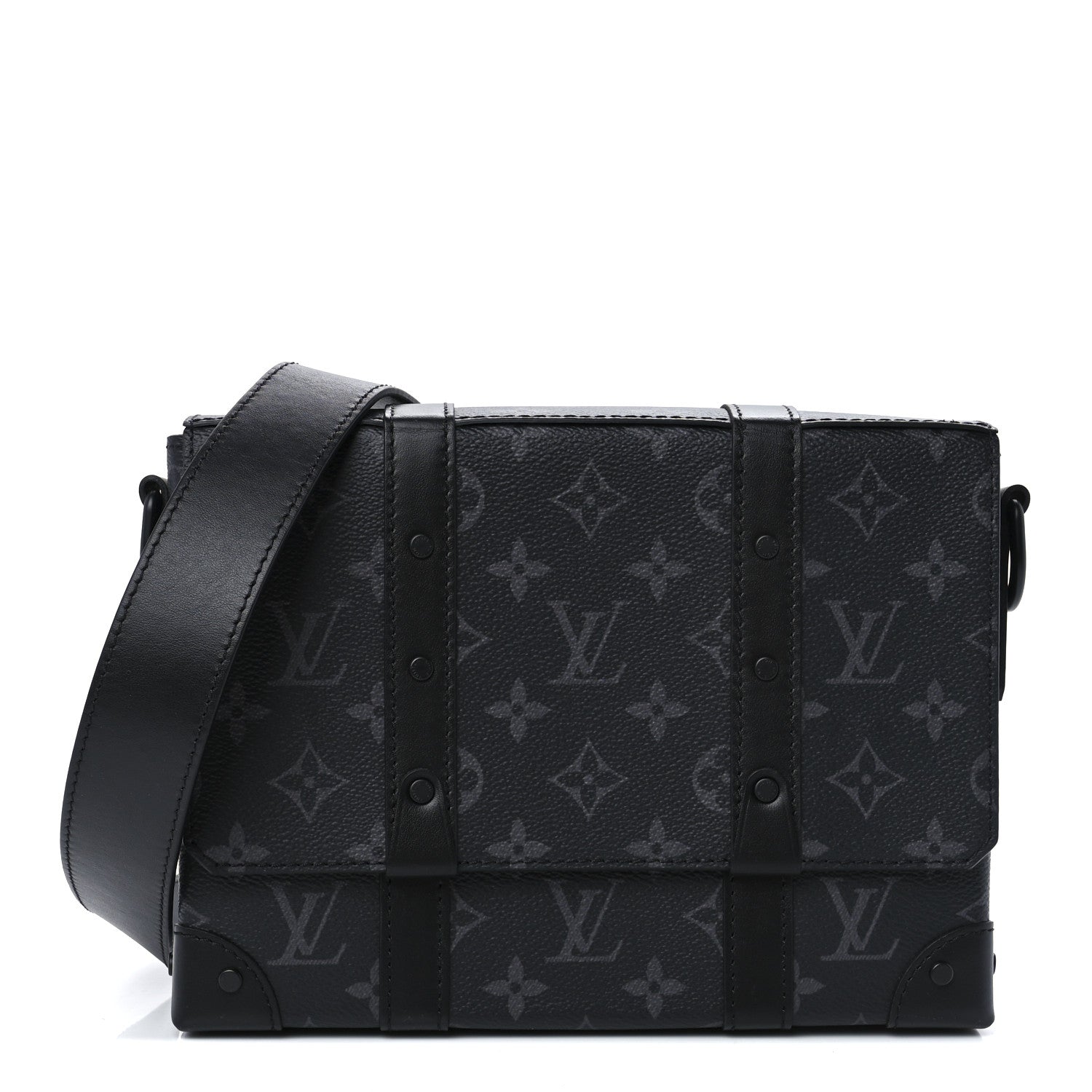 Louis Vuitton Monogram Eclipse Trunk Messenger 1 of 10