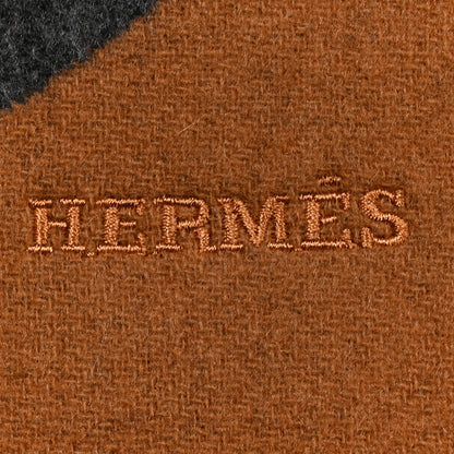 Hermes Cashmere Maillons TGM Scarf Camel Flanelle 3 of 4