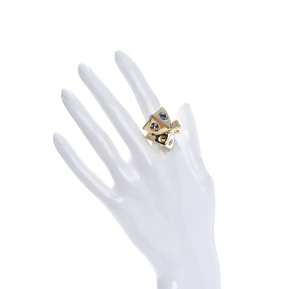 Louis Vuitton Trunkies Strass Ring 6.5 2 of 6