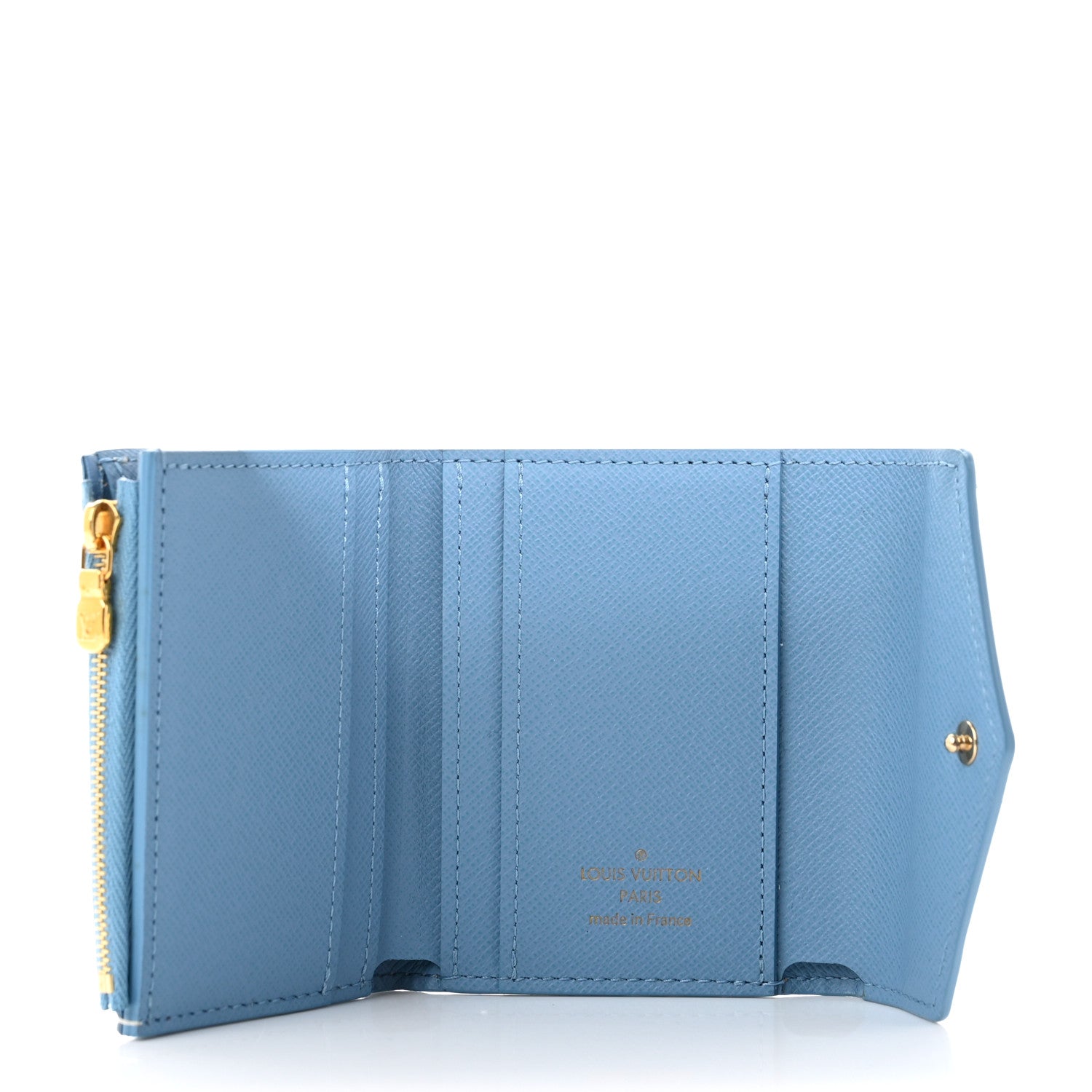 Louis Vuitton Damier Azur Zoe Wallet Bleuet 4 of 5