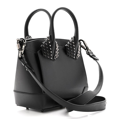 Christian Louboutin Grained Calfskin Spike Small Eloise Tote Black 3 of 10
