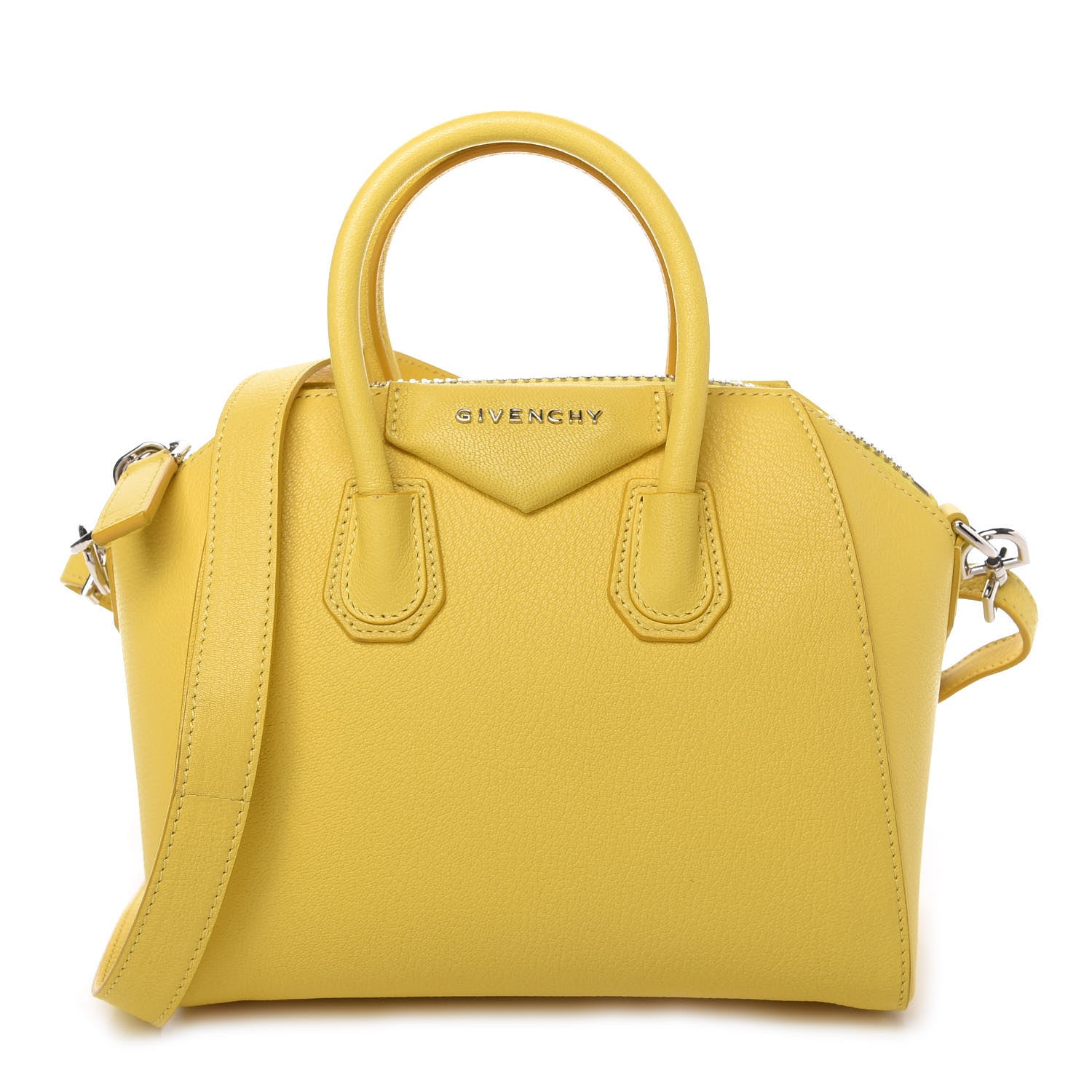 Givenchy Sugar Goatskin Small Antigona Yellow 1 of 14