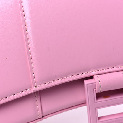 Balenciaga Shiny Box Calfskin Tonal B Hourglass Chain Bag Candy Pink 11 of 13