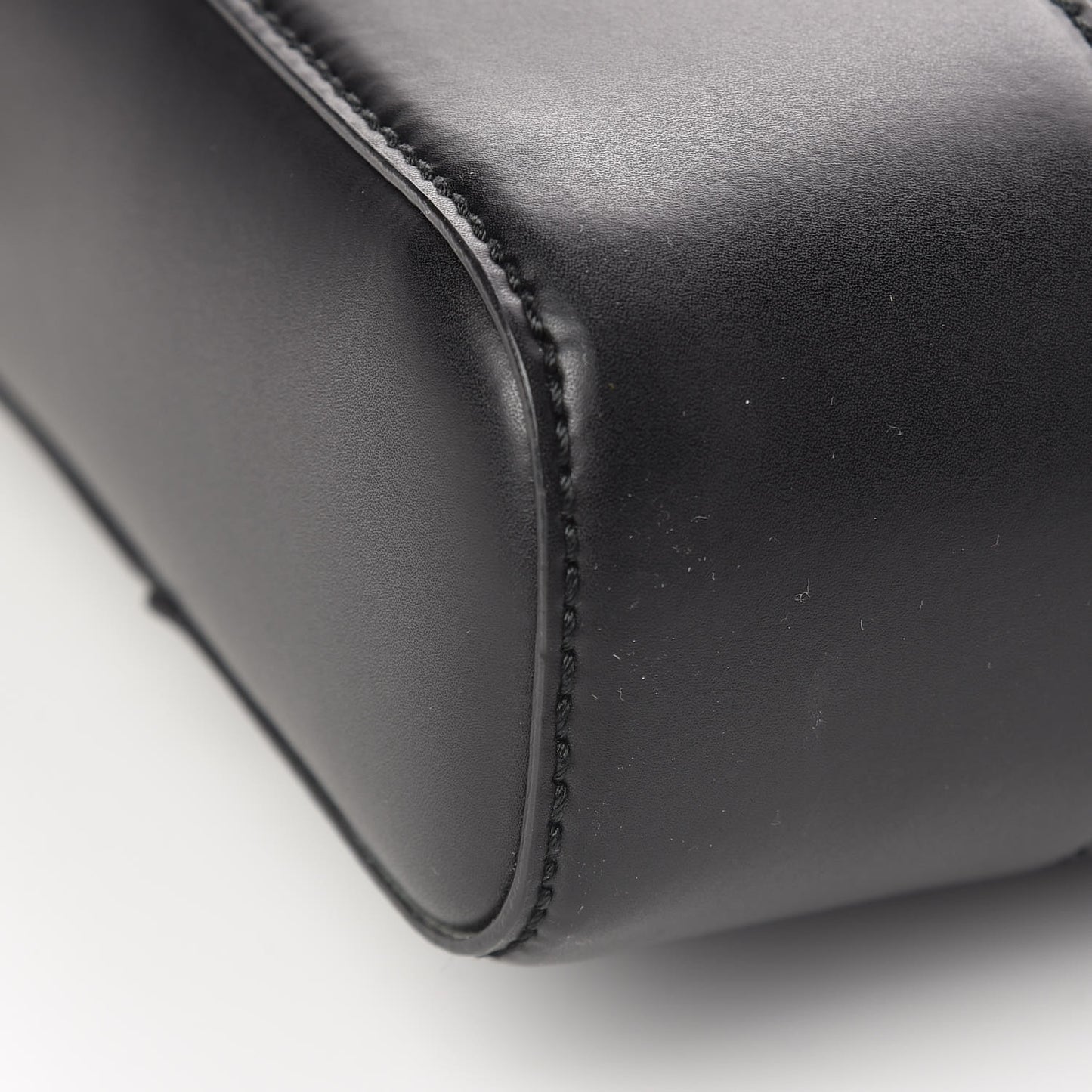 GG Supreme Monogram Appia Calfskin Web Briefcase Black