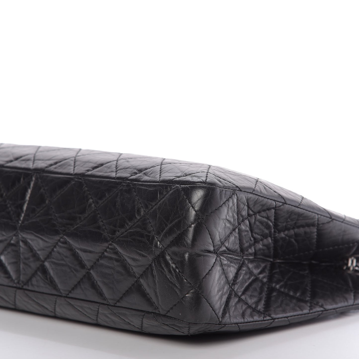 Aged Calfskin Quilted Reissue 2.55 Tote Black