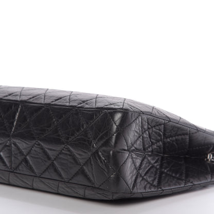 Chanel Aged Calfskin Quilted Reissue 2.55 Tote Black 7 of 9