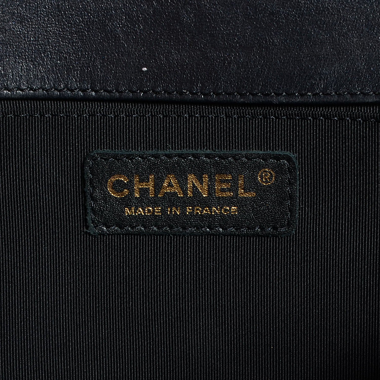 Chanel Lambskin Quilted Medium Boy Flap Pearly Black 6 of 8