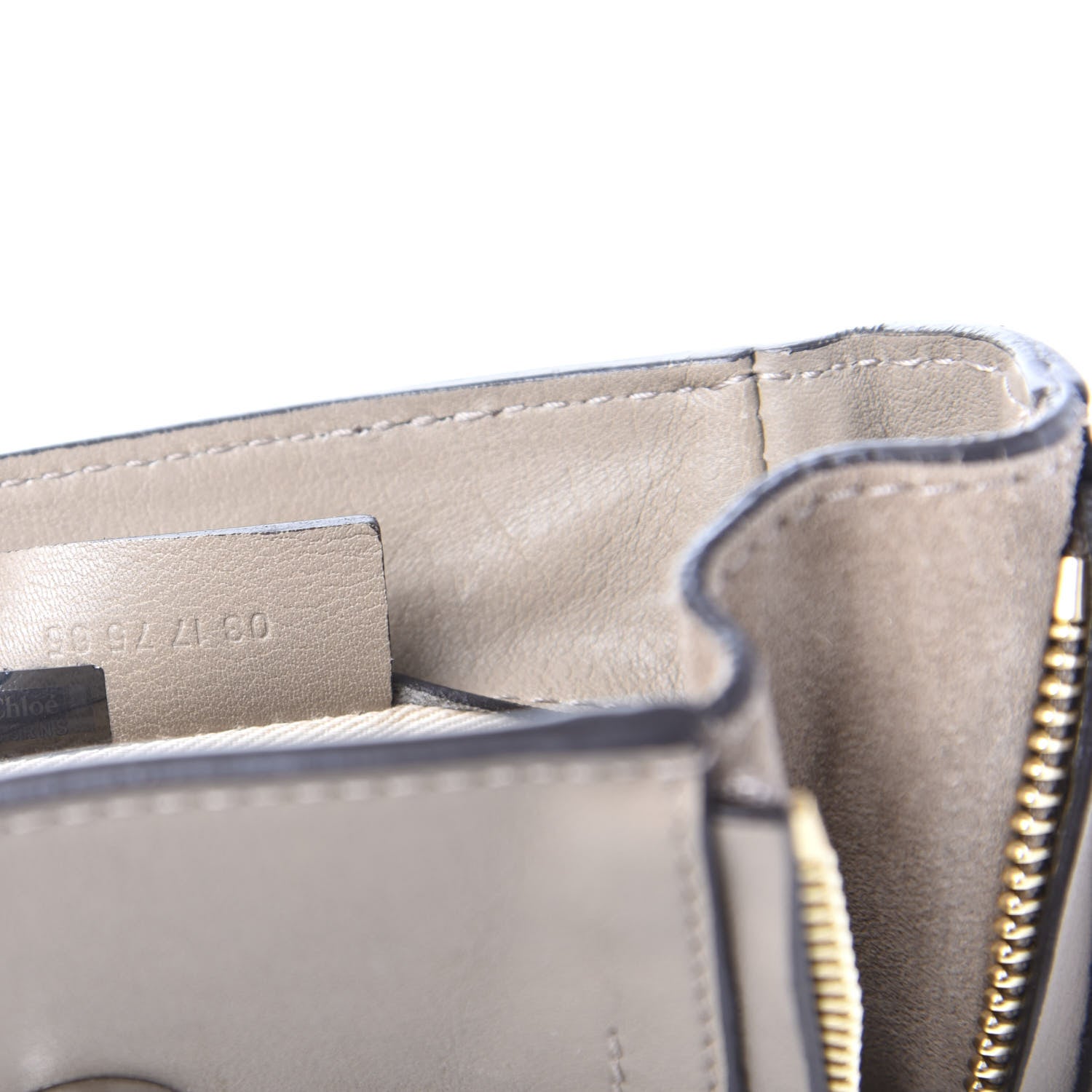 Chloe Suede Calfskin Mini Faye Backpack Motty Grey 8 of 11