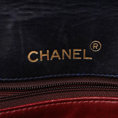 Chanel Lambskin Quilted Round Flap Navy 6 of 12