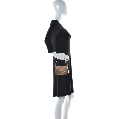 Louis Vuitton Metallic Vernis Mini Pochette Accessories Rose Gold 2 of 7
