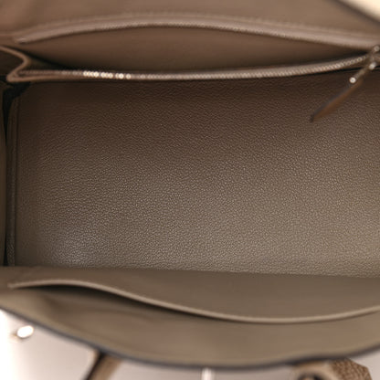 Hermes Togo Birkin 25 Gris Tourterelle 5 of 14