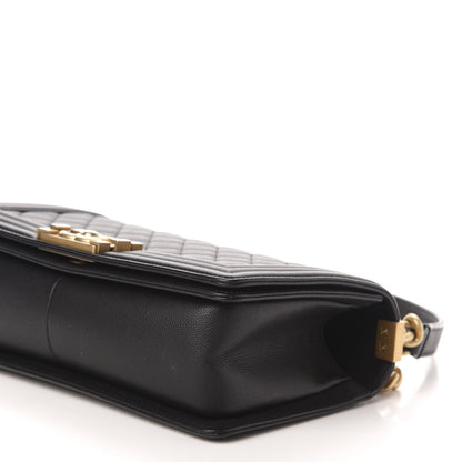 Chanel Caviar Quilted Medium Boy Flap Black 9 of 11