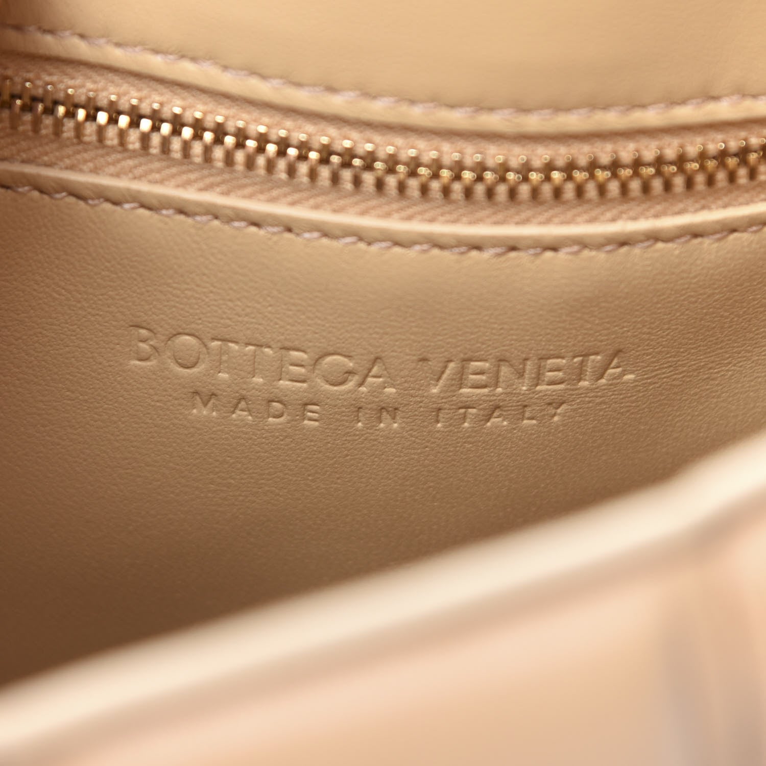 Bottega Veneta Lambskin Maxi Intreccio Padded Chain Cassette Crossbody Bag Almond 6 of 9