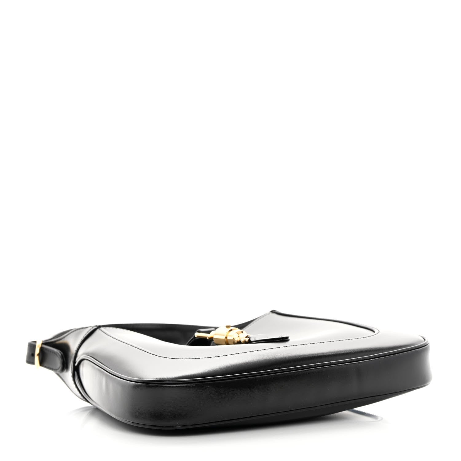 Gucci Boarded Dyana Lux Calfskin Small Jackie 1961 Hobo Black 4 of 12