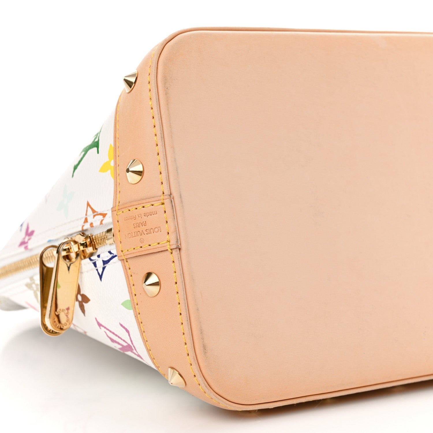Louis Vuitton Monogram Multicolor Alma PM White 8 of 13