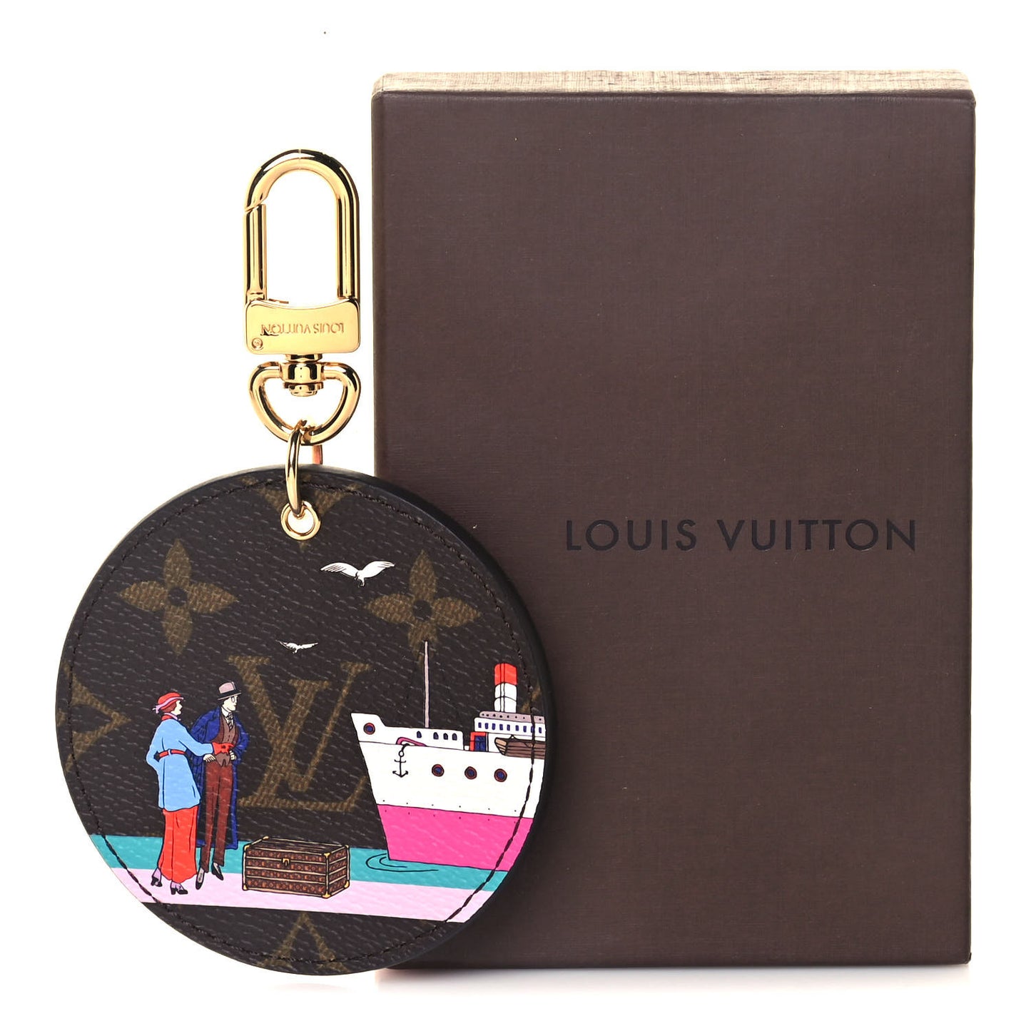 Monogram 2016 Christmas Animation Bag Charm Key Ring