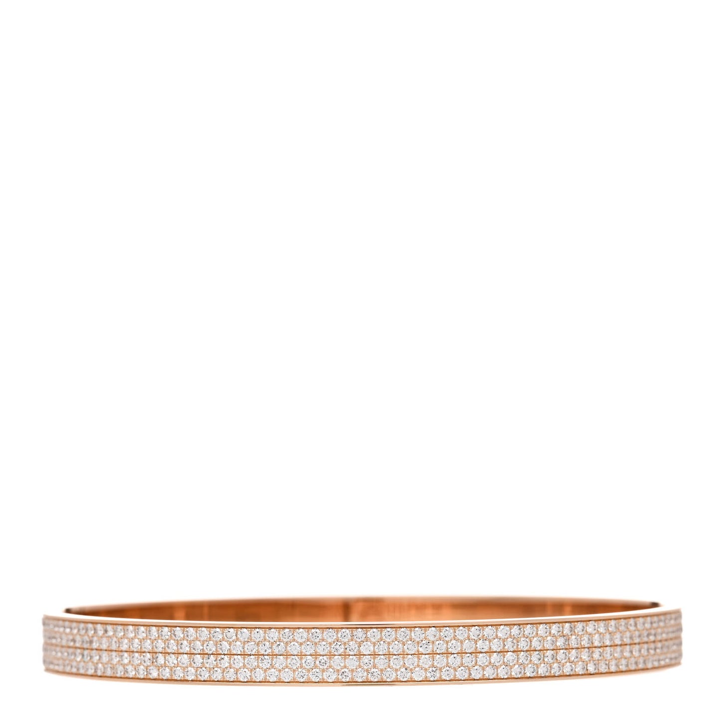 18K Yellow Gold Diamond PM Kelly Full Pave Bracelet SH