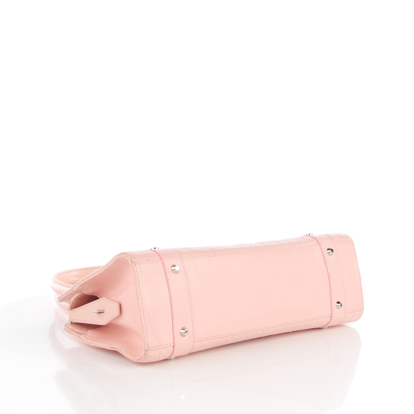 Calfskin Cannage Stitched East West Lady DiorRose Clair