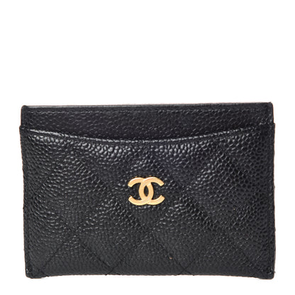 Chanel Caviar Quilted Card Holder Black 1 of 8