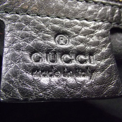 Gucci Leather Heritage Medium Shoulder Bag Black 9 of 10