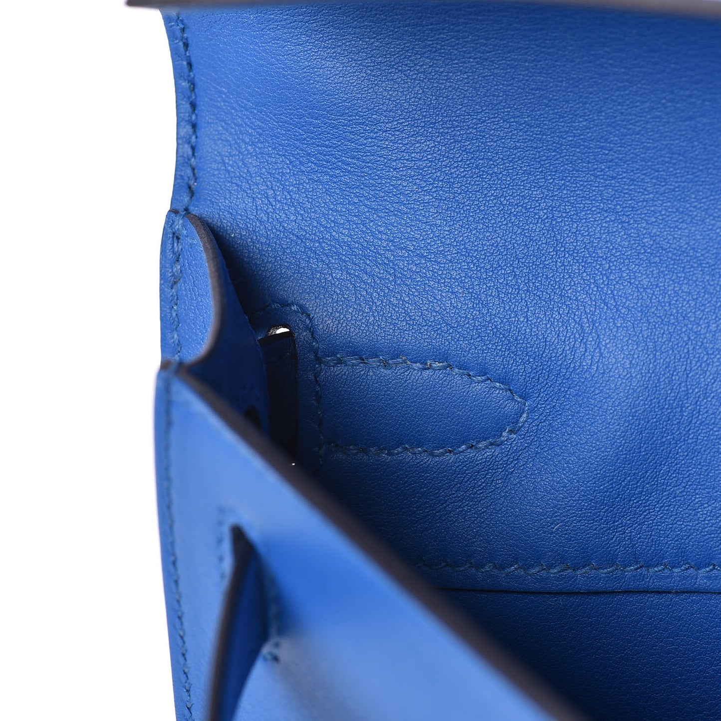 Swift Kelly Cut Clutch Pochette Bleu Zanzibar