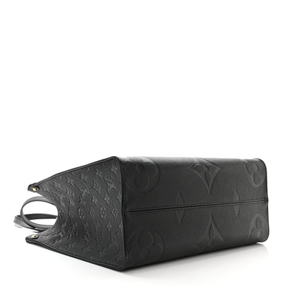 Louis Vuitton Empreinte Monogram Giant Onthego MM Black 4 of 9