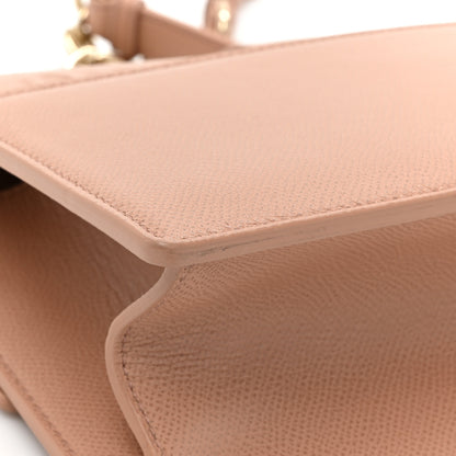 Christian Dior Grained Calfskin 30 Montaigne East West Chain Flap Bag Blush 12 of 13