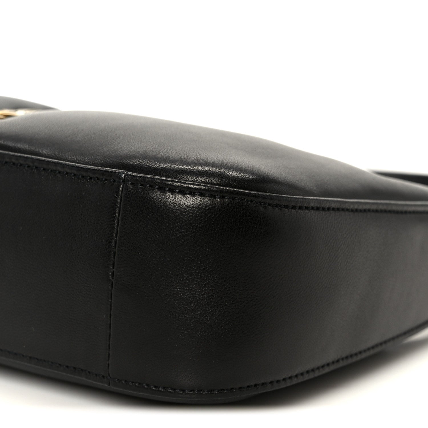 Saint Laurent Plunged Lambskin Calypso Mini Hobo Black 10 of 10