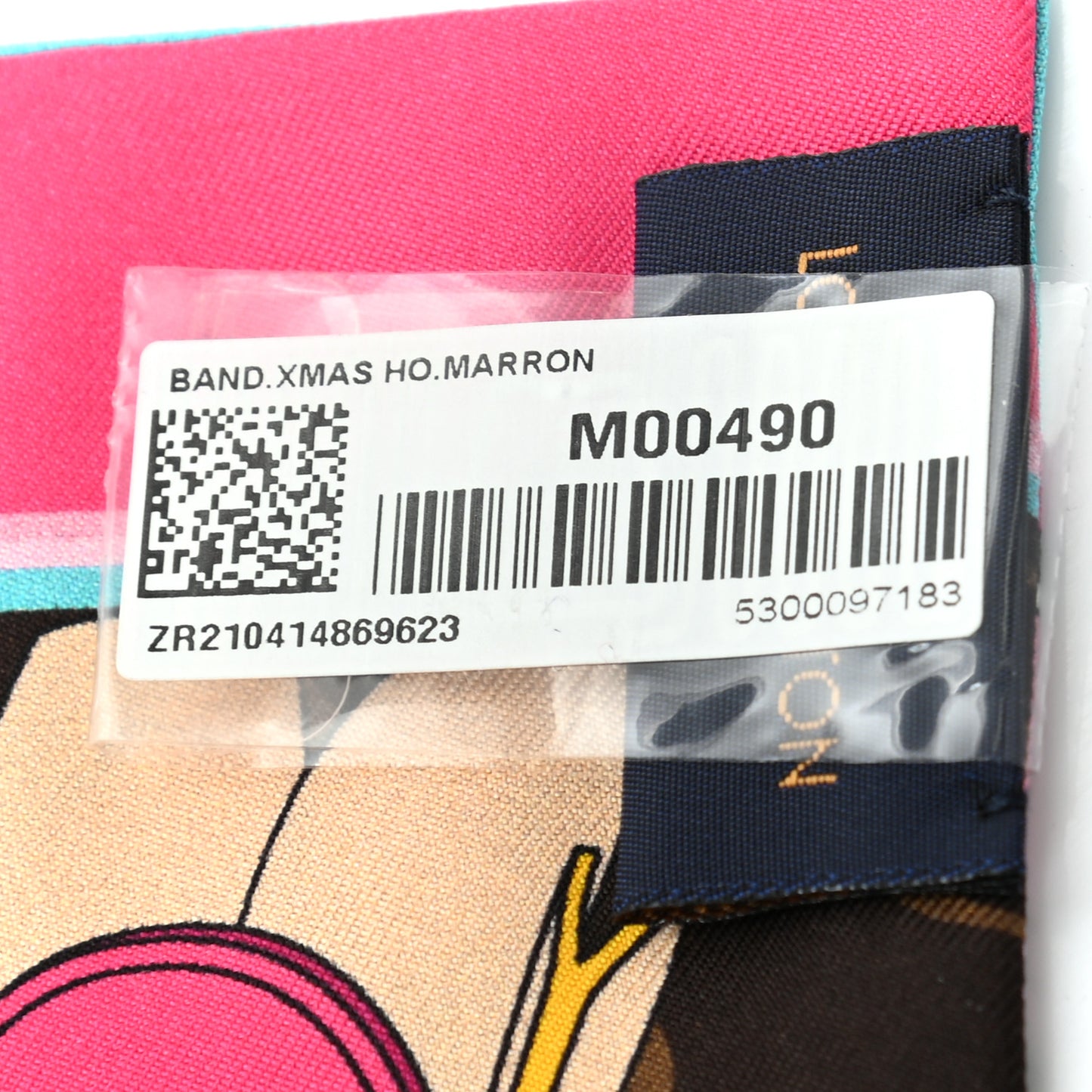Silk Monogram 2021 Hollywood Christmas Animation Bandeau Marron