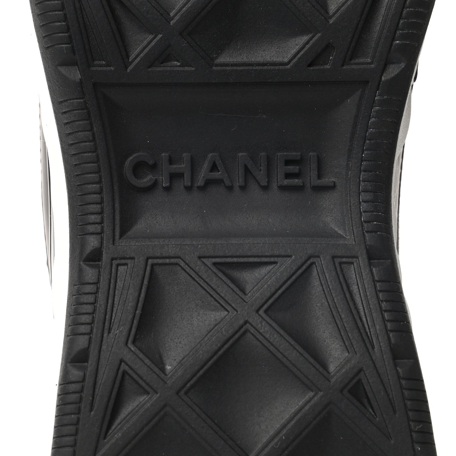 Chanel Velvet Calfskin Mixed Fibers CC Sneakers 40 Black 6 of 8
