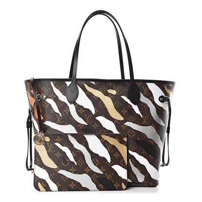 Louis Vuitton X LOL Monogram Neverfull MM Gold Silver 1 of 12