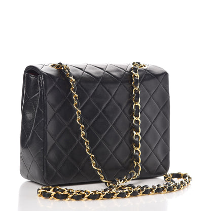 Chanel Lambskin Mini Square Flap Black 3 of 14