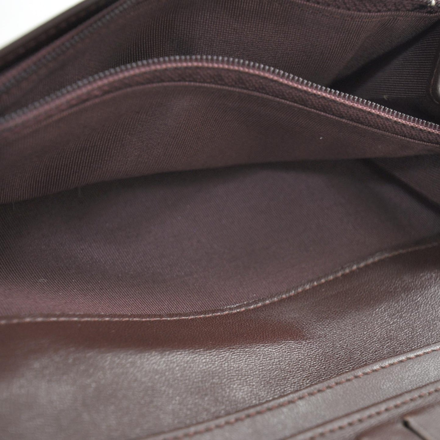 Lambskin Quilted Yen Wallet Black