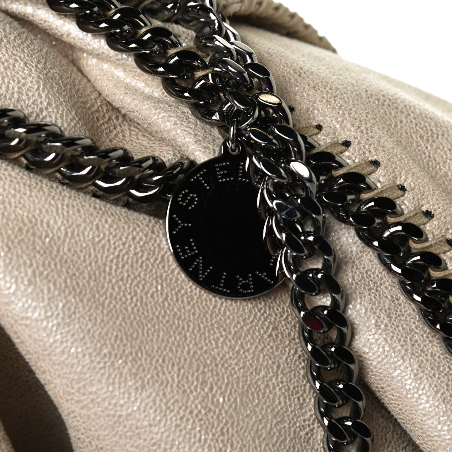 Shaggy Deer Small Falabella Tote Taupe