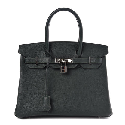 Hermes Togo Birkin 30 Vert Fonce 1 of 32