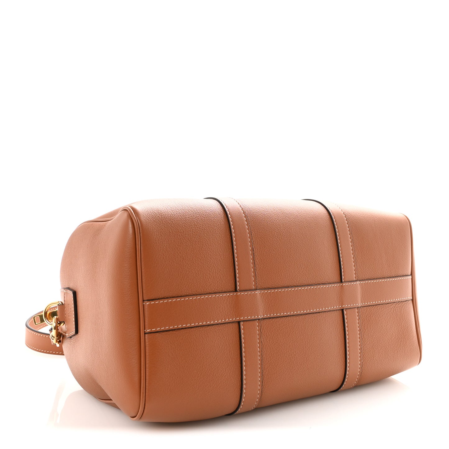 Supple Calfskin Large Boston Bag Tan
