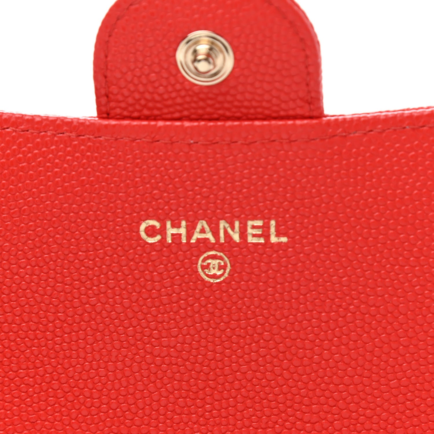 Chanel Caviar Quilted Large Flap Wallet Red 6 of 9