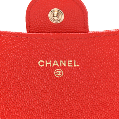 Chanel Caviar Quilted Large Flap Wallet Red 6 of 9
