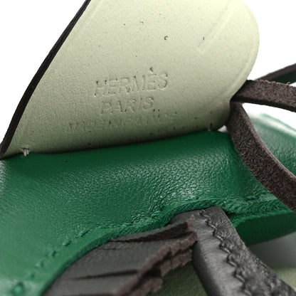 Hermes Milo Lambskin Grigri Rodeo Pegase Horse Bag Charm PM Vert Moyen Ardoise Vert Peppermint 3 of 5