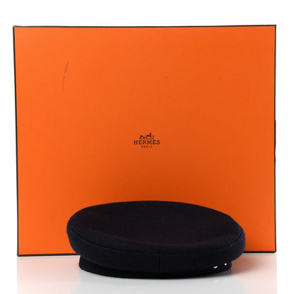 Hermes Wool Beret 57 Blue 10 of 10