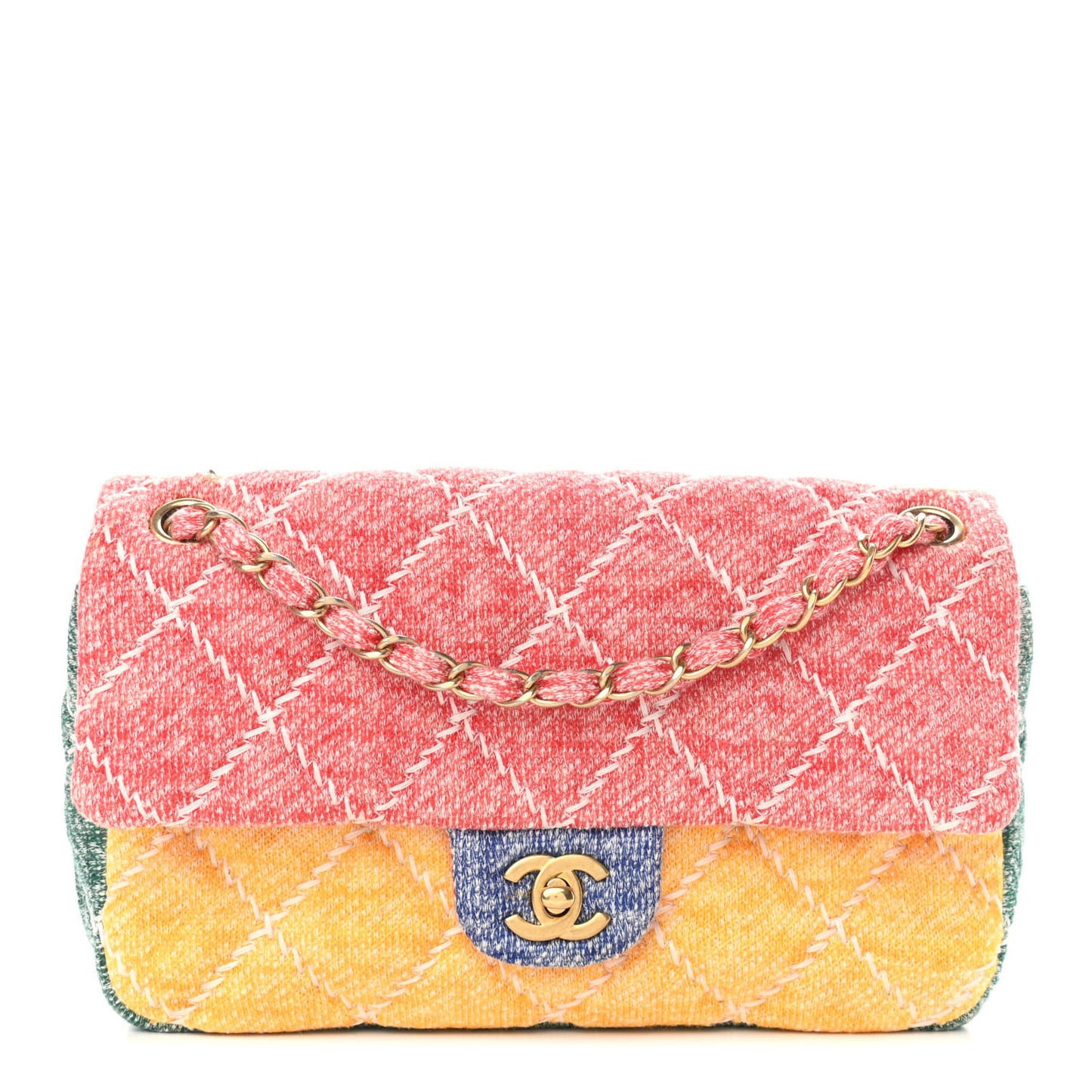 Jersey Quilted Medium Fabrics and Co Flap Multicolor