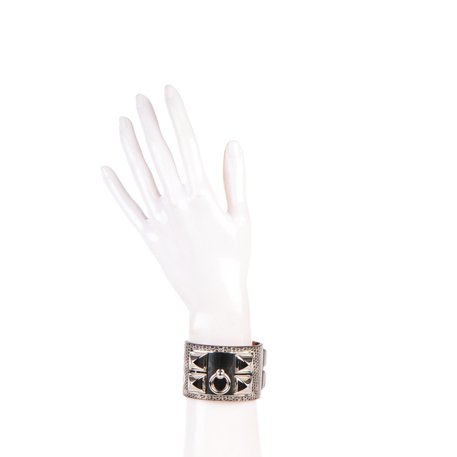 Hermes Lizard Collier De Chien CDC Bracelet S Ombre 2 of 8