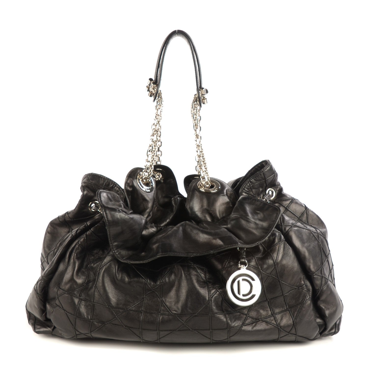 Christian Dior Lambskin Cannage Large Le Trente Tote Black 1 of 7