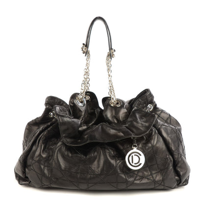 Christian Dior Lambskin Cannage Large Le Trente Tote Black 1 of 7