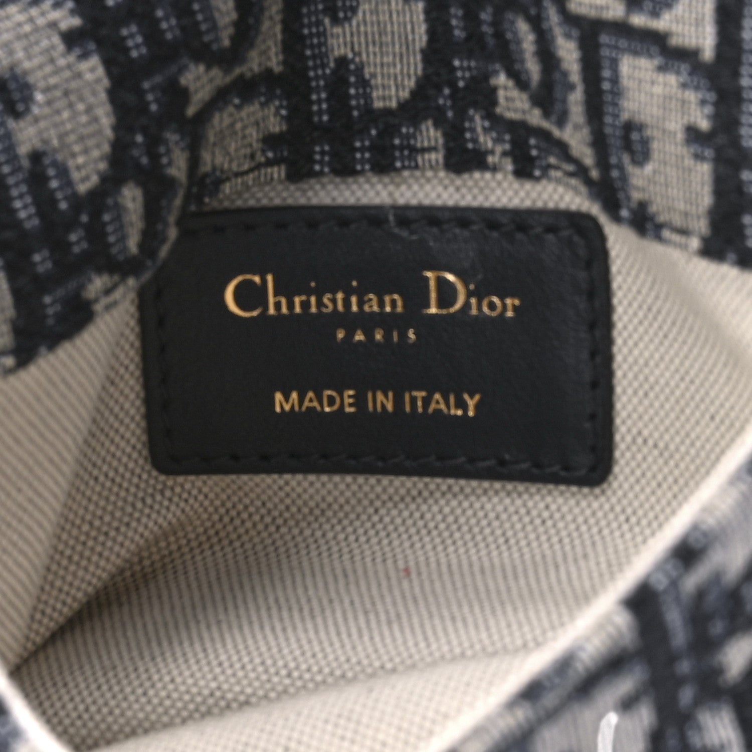 Christian Dior Oblique Saddle Belt Pouch Blue 5 of 7