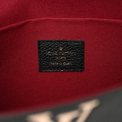 Louis Vuitton Empreinte Monogram Giant Felicie Pochette Black Beige 7 of 10