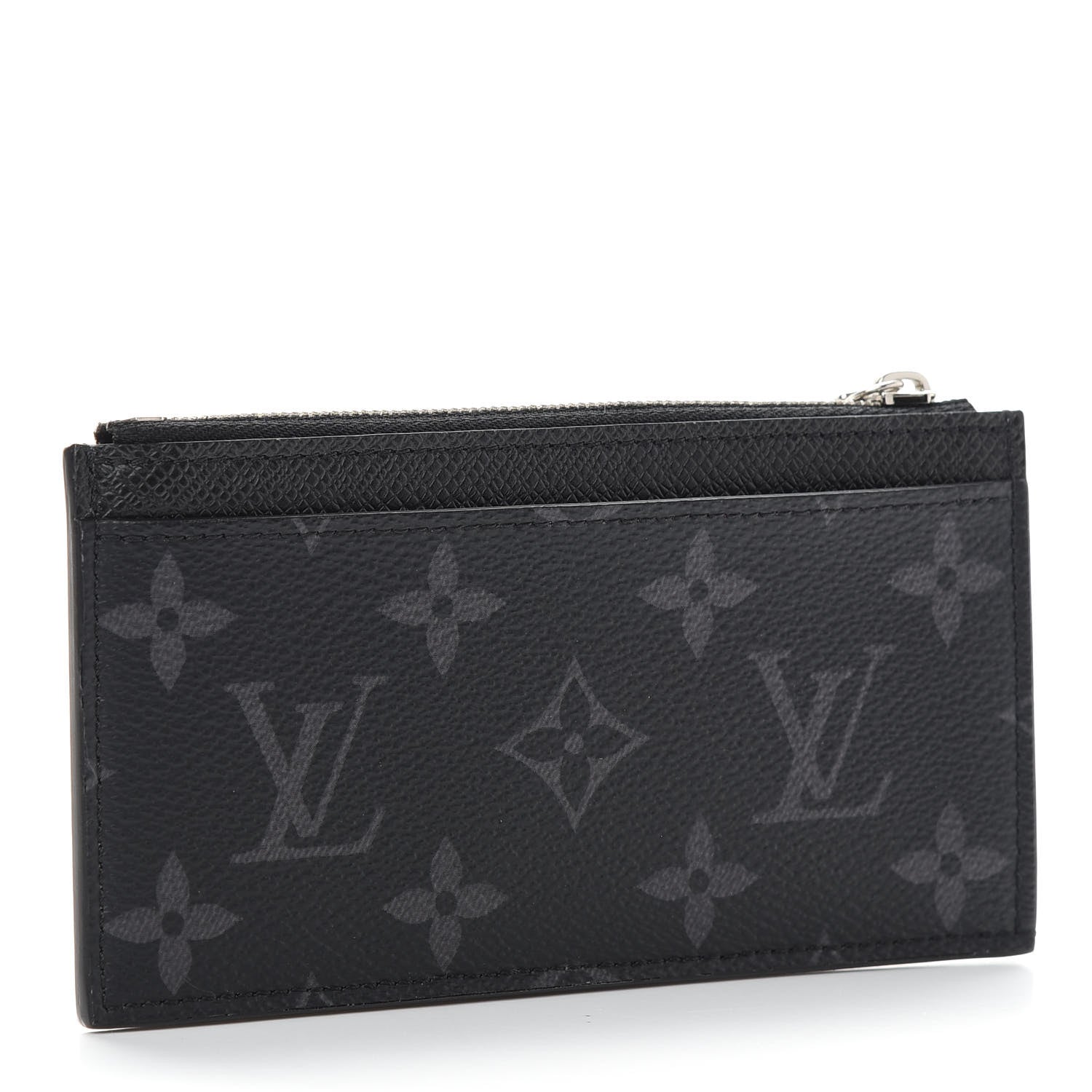 Louis Vuitton Monogram Eclipse Taiga Coin Card Holder 3 of 7