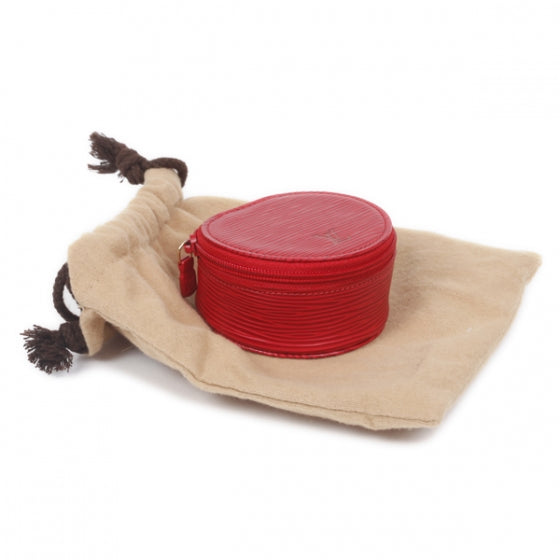 Louis Vuitton Epi Ecrin Bijoux Jewelry Box Red 8 of 9