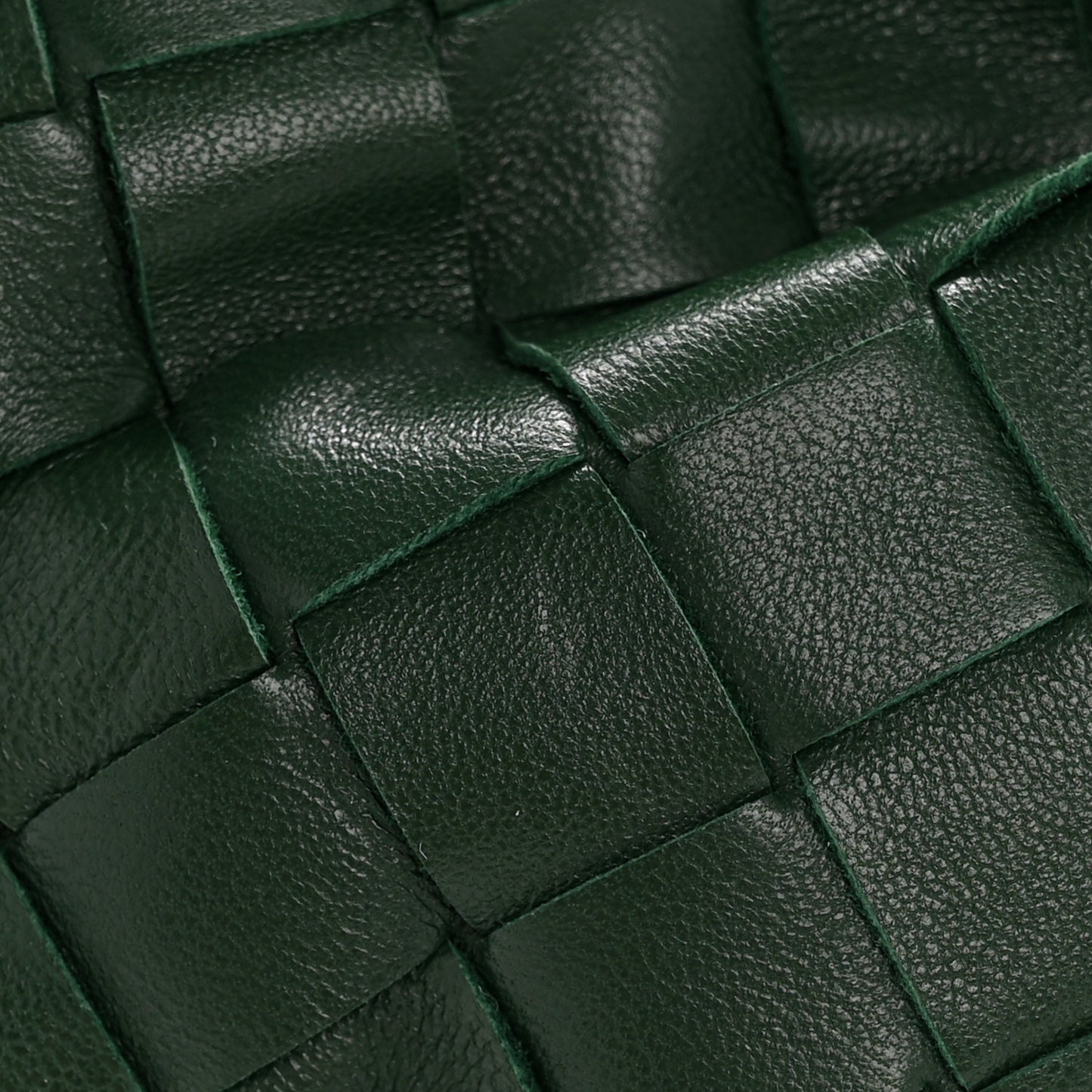 Nappa Maxi Intrecciato The Pouch Oversized Clutch Racing Green