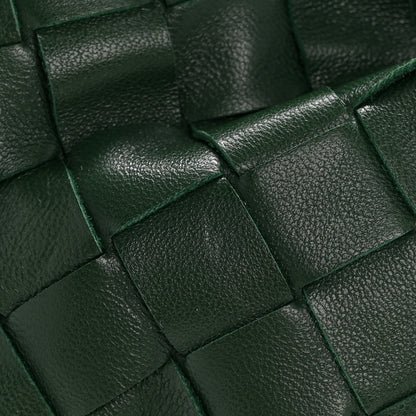 Bottega Veneta Nappa Maxi Intrecciato The Pouch Oversized Clutch Racing Green 12 of 12
